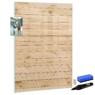 Tørreslette magnetisk board Lyse brædder