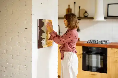 Magnetisk whiteboard med is og topping-motiv