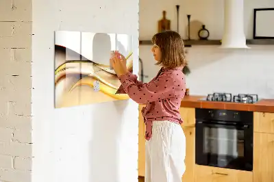 Tavle til at tegne magnetisk Bølgeabstraktion