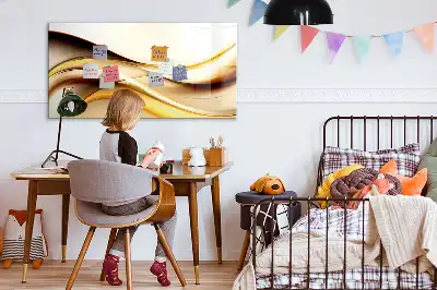 Tavle til at tegne magnetisk Bølgeabstraktion