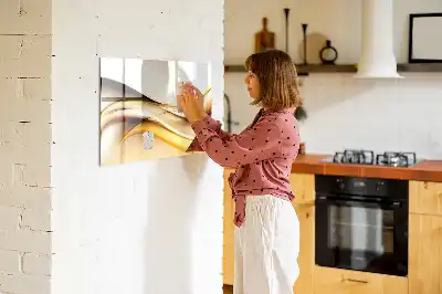 Tavle til at tegne magnetisk Bølgeabstraktion
