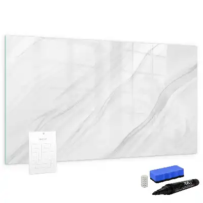 Magnetisk skrivetavle i dekorativ marmor-look