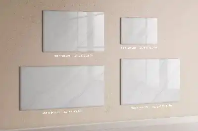 Magnetisk skrivetavle i dekorativ marmor-look