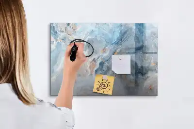 Magnetisk skrivetavle med marmormønster