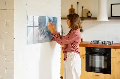 Magnetisk skrivetavle med marmormønster