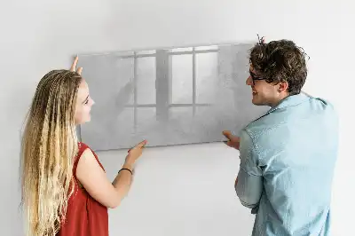Magnetisk tegnetavle med motiv af stenvæg