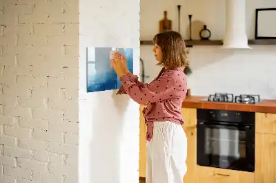 Magnetisk tegnetavle vandabstraktion motiv