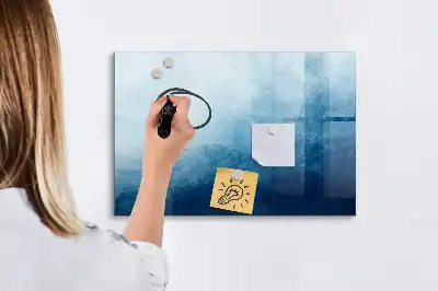 Magnetisk tegnetavle vandabstraktion motiv
