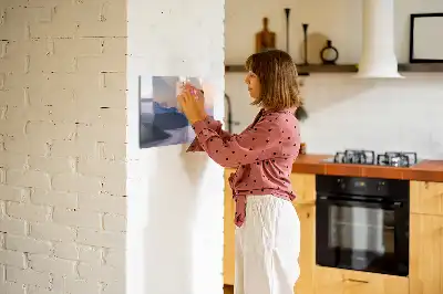 Magnetisk skrivetavle med motiv af et smukt landskab