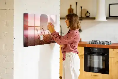 Magnetisk skrivetavle Tåget morgen