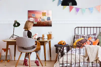Magnetisk skrivetavle Tåget morgen