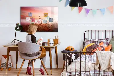 Magnetisk skrivetavle Tåget morgen