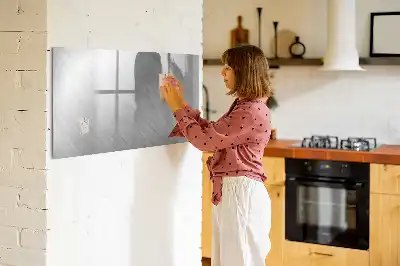 Magnetisk skrivetavle til metalvæg