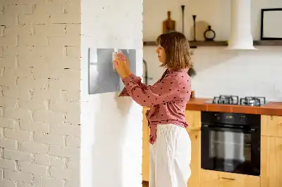 Magnetisk skrivetavle til metalvæg