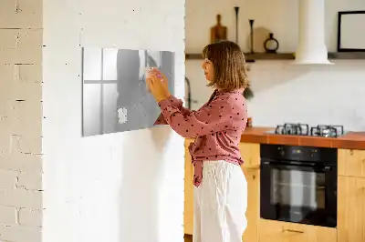 Magnetisk skrivetavle til metalvæg