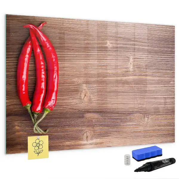 Tavle til at tegne magnetisk Chili