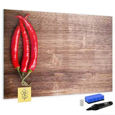 Tavle til at tegne magnetisk Chili