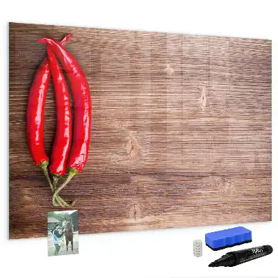 Tavle til at tegne magnetisk Chili