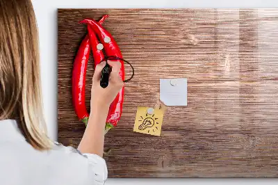Tavle til at tegne magnetisk Chili