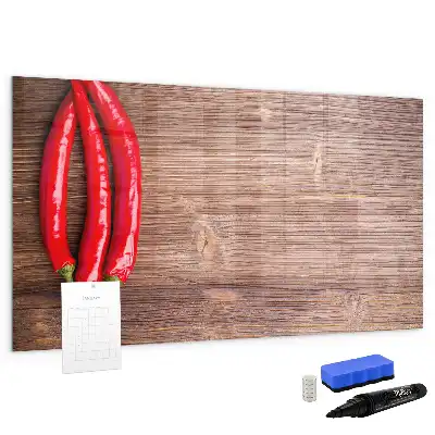 Tavle til at tegne magnetisk Chili