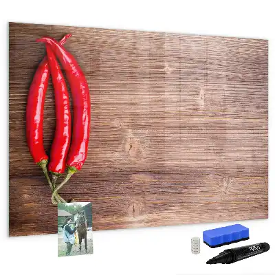 Tavle til at tegne magnetisk Chili