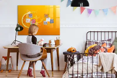 Magnetisk tegnetavle appelsinformet