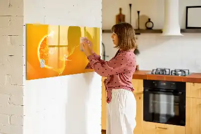 Magnetisk tegnetavle appelsinformet
