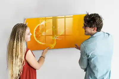 Magnetisk tegnetavle appelsinformet