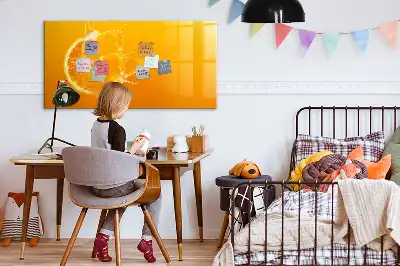 Magnetisk tegnetavle appelsinformet