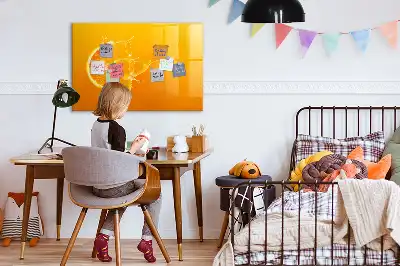 Magnetisk tegnetavle appelsinformet