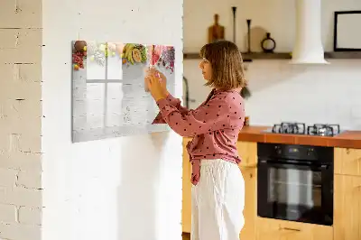 Tavle til at tegne magnetisk Frugt på bordet