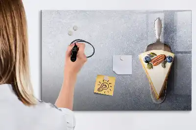 Tavle til at tegne magnetisk Et stykke kage