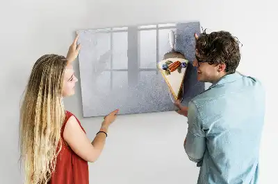 Tavle til at tegne magnetisk Et stykke kage