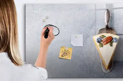 Tavle til at tegne magnetisk Et stykke kage