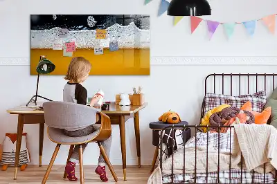 Magnetisk skrivetavle til ølhane