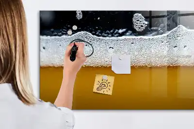 Magnetisk skrivetavle til ølhane