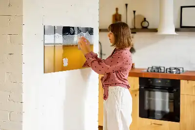 Magnetisk skrivetavle til ølhane