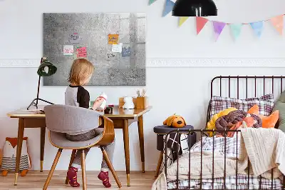 Magnetisk tegnetavle til rå væg
