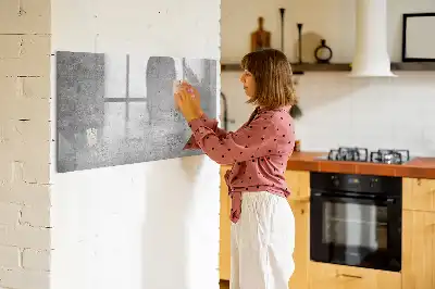 Magnetisk tegnetavle til rå væg