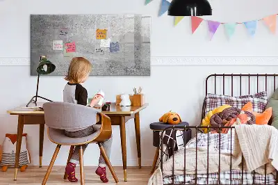 Magnetisk tegnetavle til rå væg