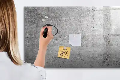 Magnetisk tegnetavle til rå væg