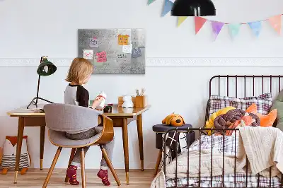 Magnetisk tegnetavle til rå væg