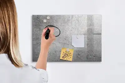 Magnetisk tegnetavle til rå væg