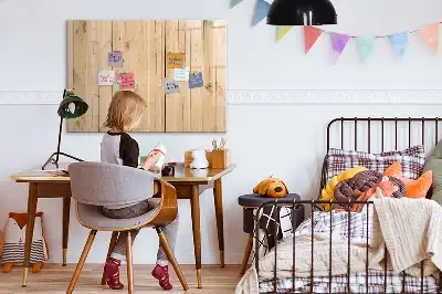 Magnetisk skrivetavle med træramme