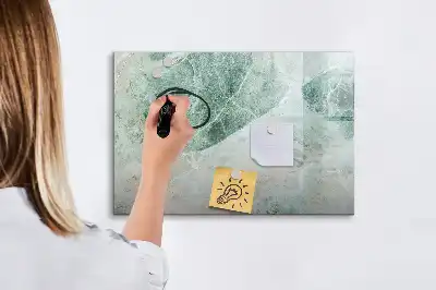Magnetisk tegnetavle med overflade i marmorlook