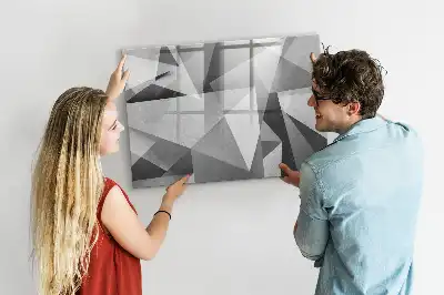 Tavle til at tegne magnetisk 3D-abstraktion