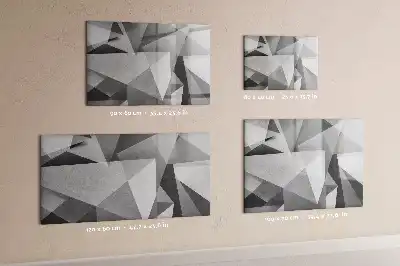 Tavle til at tegne magnetisk 3D-abstraktion