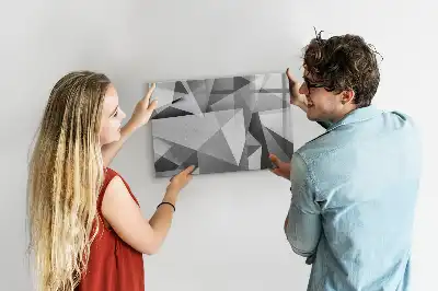 Tavle til at tegne magnetisk 3D-abstraktion