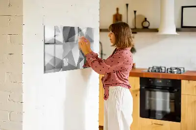 Tavle til at tegne magnetisk 3D-abstraktion