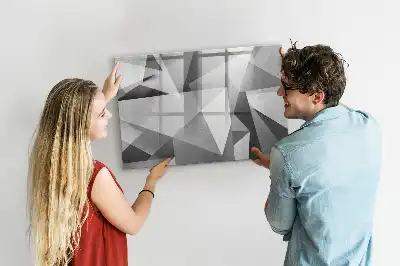 Tavle til at tegne magnetisk 3D-abstraktion
